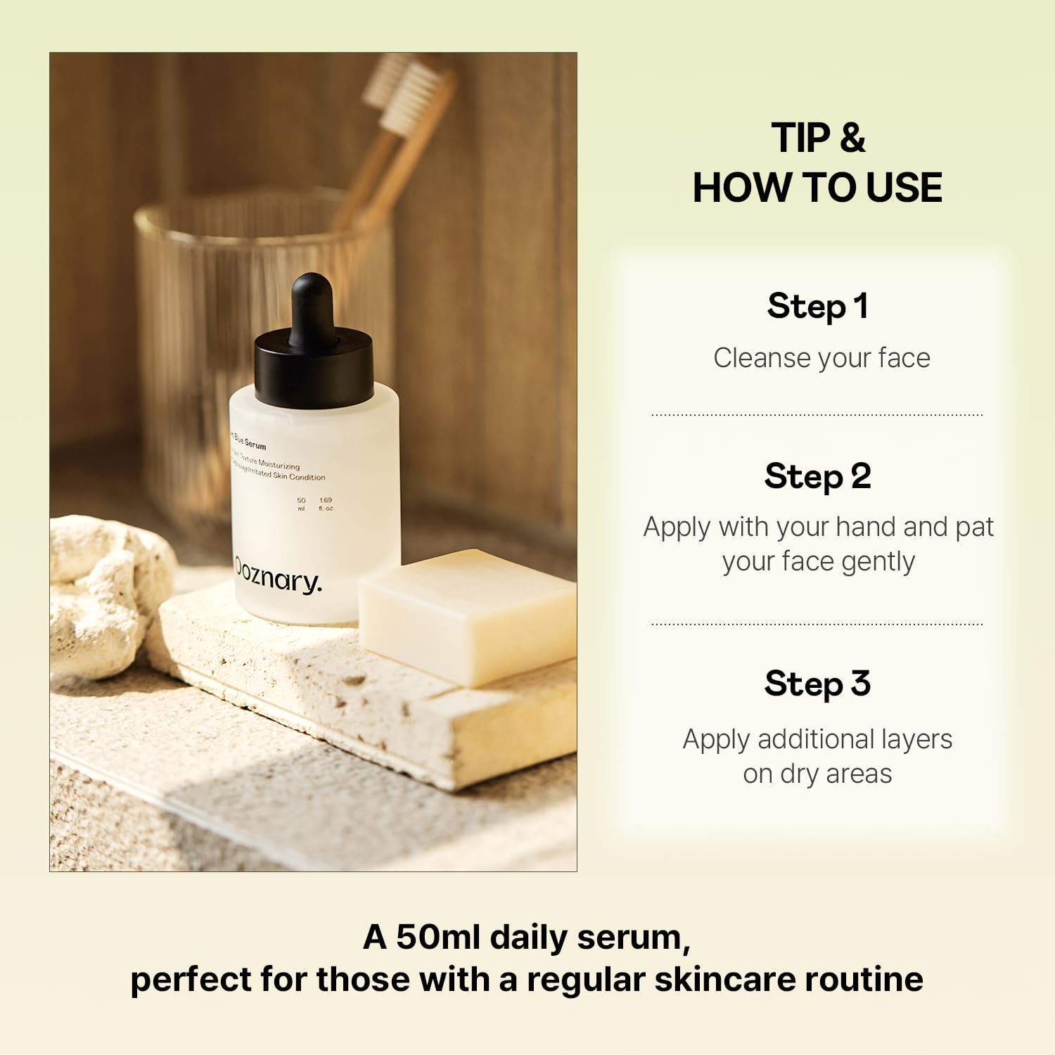 Amazon.com: Ooznary Jet Blue Serum with 8 Types of Hyaluronic Acid